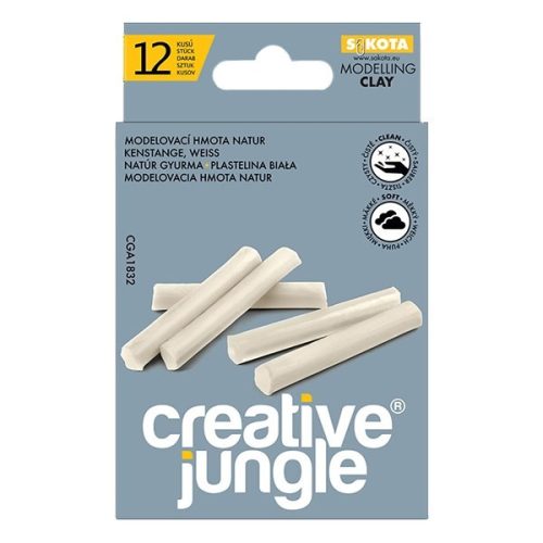 Gyurma CREATIVE JUNGLE grey natúr 12 darabos
