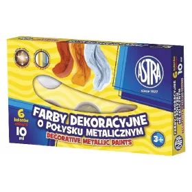 Dekorfesték ASTRA metál színek 6 darabos
