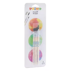 Ecset készlet PRIMO kerek póniszőr (2,3,4,5,8) 5 darabos