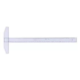 T-Vonalzó ARISTO fix fejjel 75 cm víztiszta