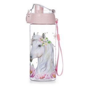 Kulacs OXY CLICK műanyag BPA-mentes 500 ml Horse romantic