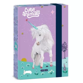 Füzetbox ARS UNA A/5 Cute Animals-Unicorn