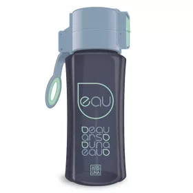   Kulacs ARS UNA műanyag BPA-mentes 450 ml sötétszürke-szürke