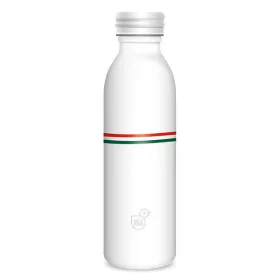 Kulacs duplafalú ARS UNA fém 600 ml Flag White