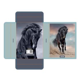 Füzetbox NEBULO A/5 hullámkarton Lovas