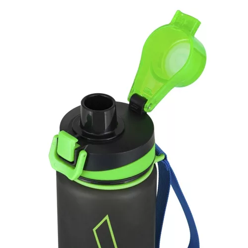 Kulacs OXY LIFE műanyag BPA-mentes 1 liter fekete-zöld