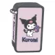 Tolltartó Kuromi három részes felszerelt rózsaszín