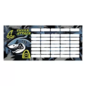 Órarend LIZZYSULI mini 2 oldalas Shark Attack