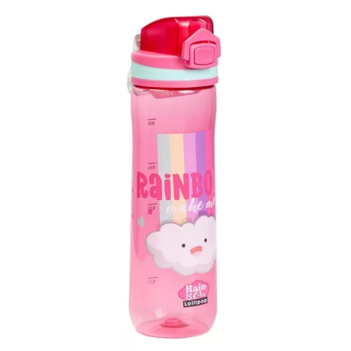 Kulacs LIZZYSULI műanyag 600 ml Lollipop Rainbow
