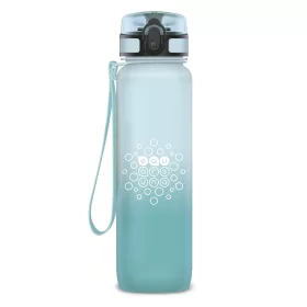 Kulacs ARS UNA műanyag BPA-mentes motivációs 1 liter Ice