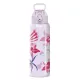 Kulacs duplafalú ARS UNA 3D fém BPA-mentes 700 ml Beach Flowers-Purple