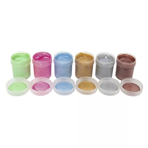 Dekorfesték ASTRA glitteres 20 ml 6 színű