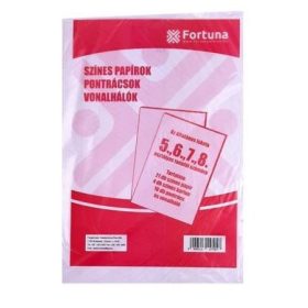 Színespapír készlet V-VIII osztályos