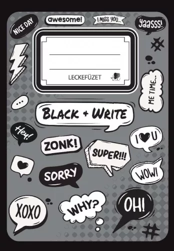 Leckefüzet, A/5, különböző mintákkal