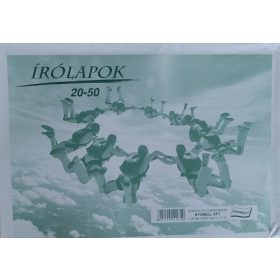 Írólap A/5 félfamentes 10-50