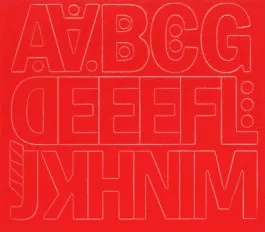 Öntapadós betűk, ABC első fele, 5 cm, különböző színekben