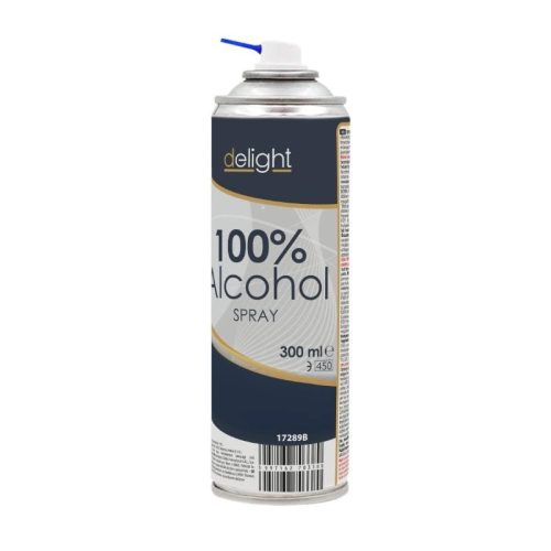 Delight Alcohol spray 100%, tisztító, zsirtalanító hatású, 300 ml
