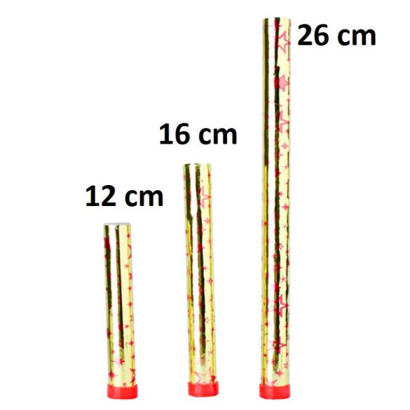 Tűzijáték, közepes, 16 cm, 18 cm-es