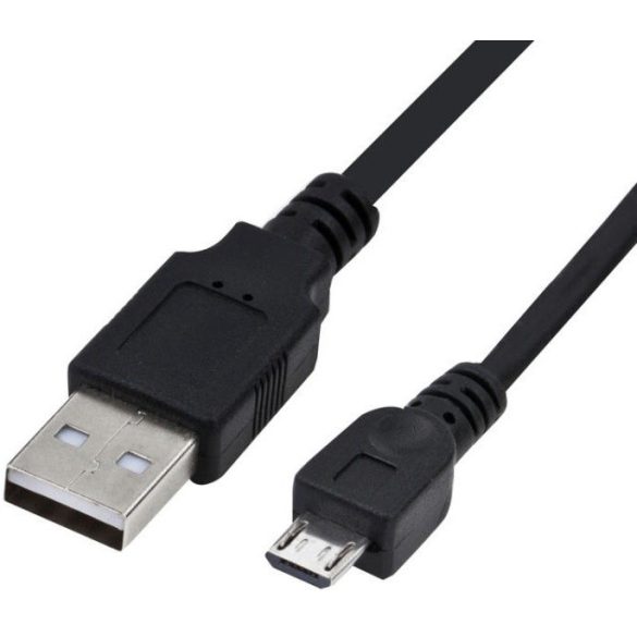 Kábel USB-MicroUSB 1.8m Fekete Gembird