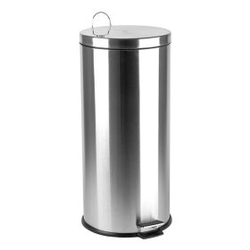 Szemetes pedálos kivehető műanyag vödörrel fém 30l