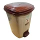 Hulladéktároló pedálos 22 liter