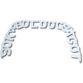 Sok boldogságot felirat, 11x11x210cm