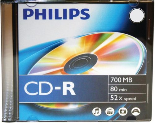 Lemez CD-R Philips/Verbatim slim tok