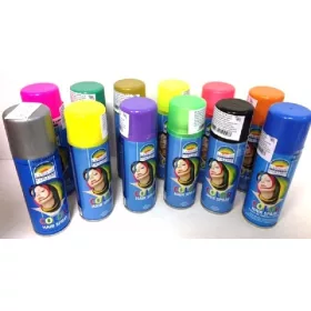 Hajszínező spray, különböző színek