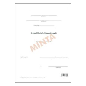 A.Tü 728 Óvodai felv.előjegy kül lap