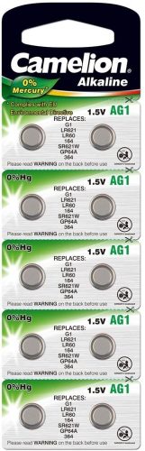 Elem GP, Camelion AG1 LR621 LR60 164 1,5V gomb