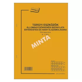 Tárgyi eszközök állománycsökk.biz.