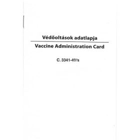 Védőoltások adatlapja, C.3341-49/a