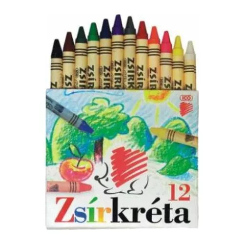 Zsírkréta ICO Süni/Nebuló 12-db.