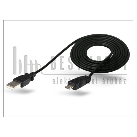 Kábel Micro USB 3M Fekete