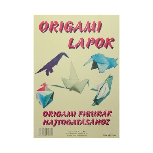 Origami papír 20×20 cm, 100 lap