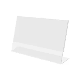 Plexi talpas képkeret, fekvő, 10x15 cm-es