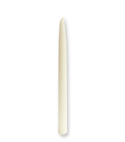 Hosszú gyertya, 25 cm-es, krém színű