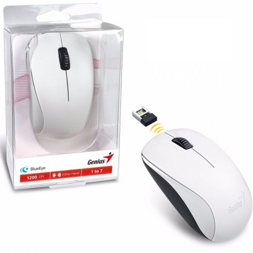 Egér Genius Optical Wireless NX-7000 BlueEye Fehér