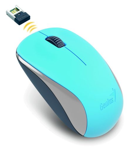 Egér Genius Optical Wireless NX-7000 BlueEye Kék