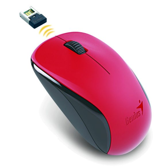 Egér Genius Optical Wireless NX-7000 BlueEye Piros