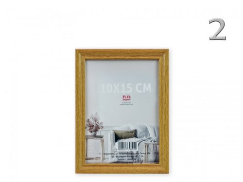 Képkeret, fa, 10×15 cm-es képnek