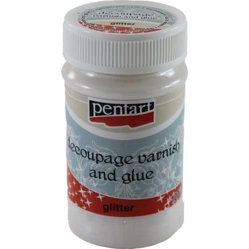 Decoupage ragasztó glitteres, 100 ml