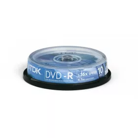 Lemez DVD+R TDK 10db / henger