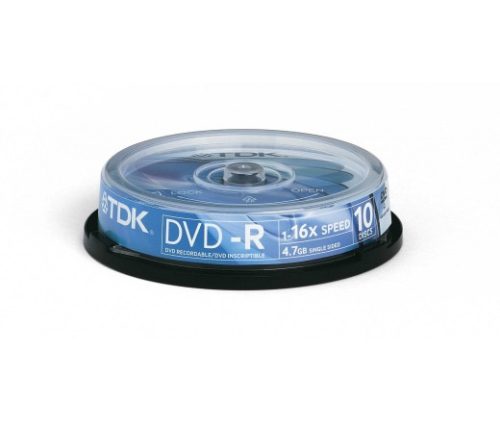 Lemez DVD+R TDK 10db / henger