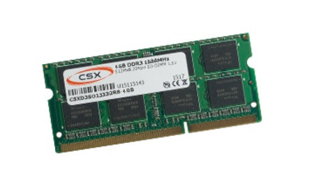 Memória CSX 4GB/1333 DDR3 Notebook