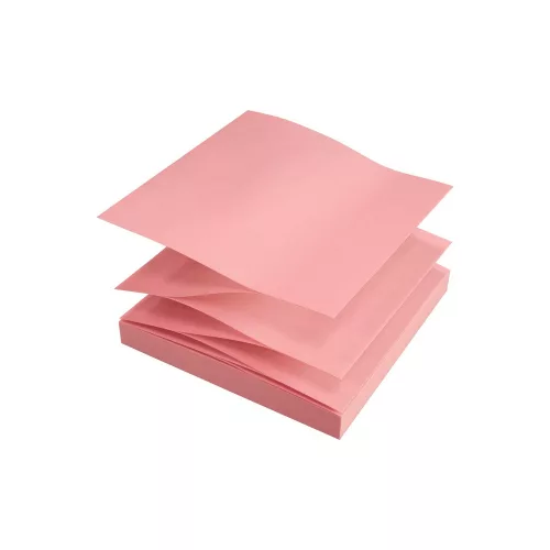 Jegyzettömb öntapadó, 75x75mm, 12x100lap, újrahasznosított 5644-88 Info Notes, pasztell mix, kék, zöld, rózsaszín, sárga