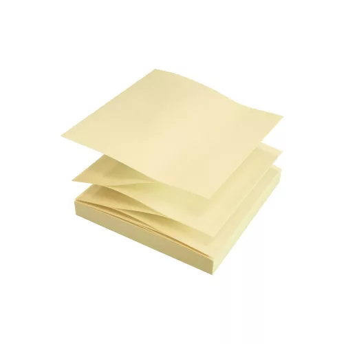 Jegyzettömb öntapadó, 75x75mm, 12x100lap, újrahasznosított 5644-88 Info Notes, pasztell mix, kék, zöld, rózsaszín, sárga
