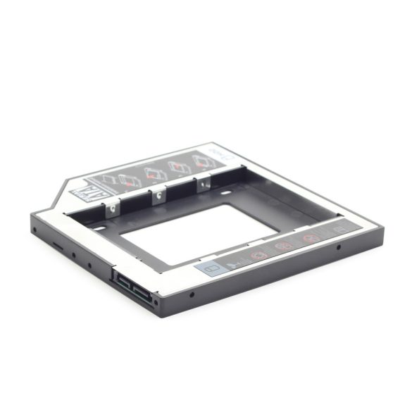 HDD/SSD Beépítő keret 2,5 Gembird 12mm CD/DVD foglalatba.