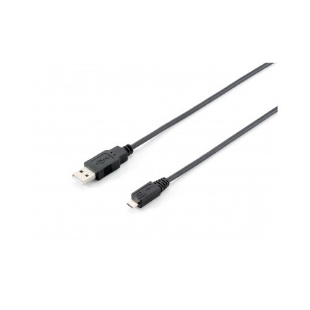 Kábel  USB - micro USB kábel 1m - Fekete