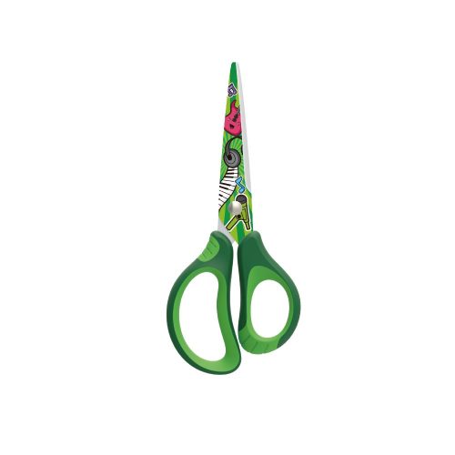 Olló 15 cm hegyes fejű 24 db/display Keyroad Tattoo vegyes színek